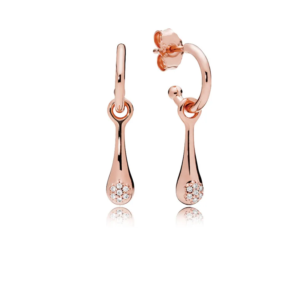 Modern LovePods™ Earrings, PANDORA Rose™ & Clear CZ - 287357CZ