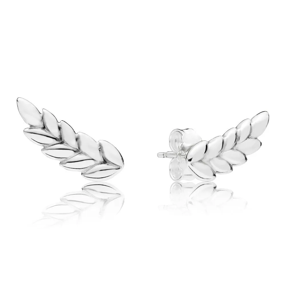 pandora curved grains earrings 297730