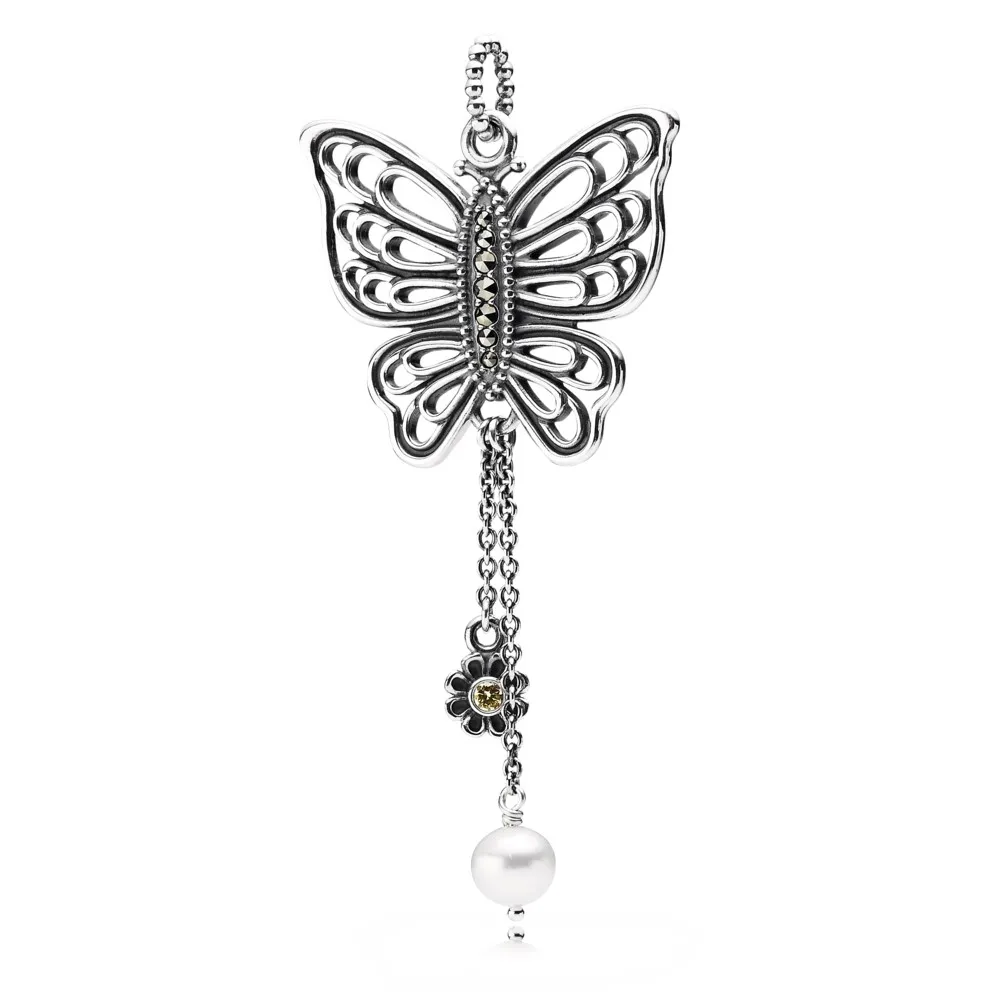 pandora openwork butterfly necklace pendant 390352ccz