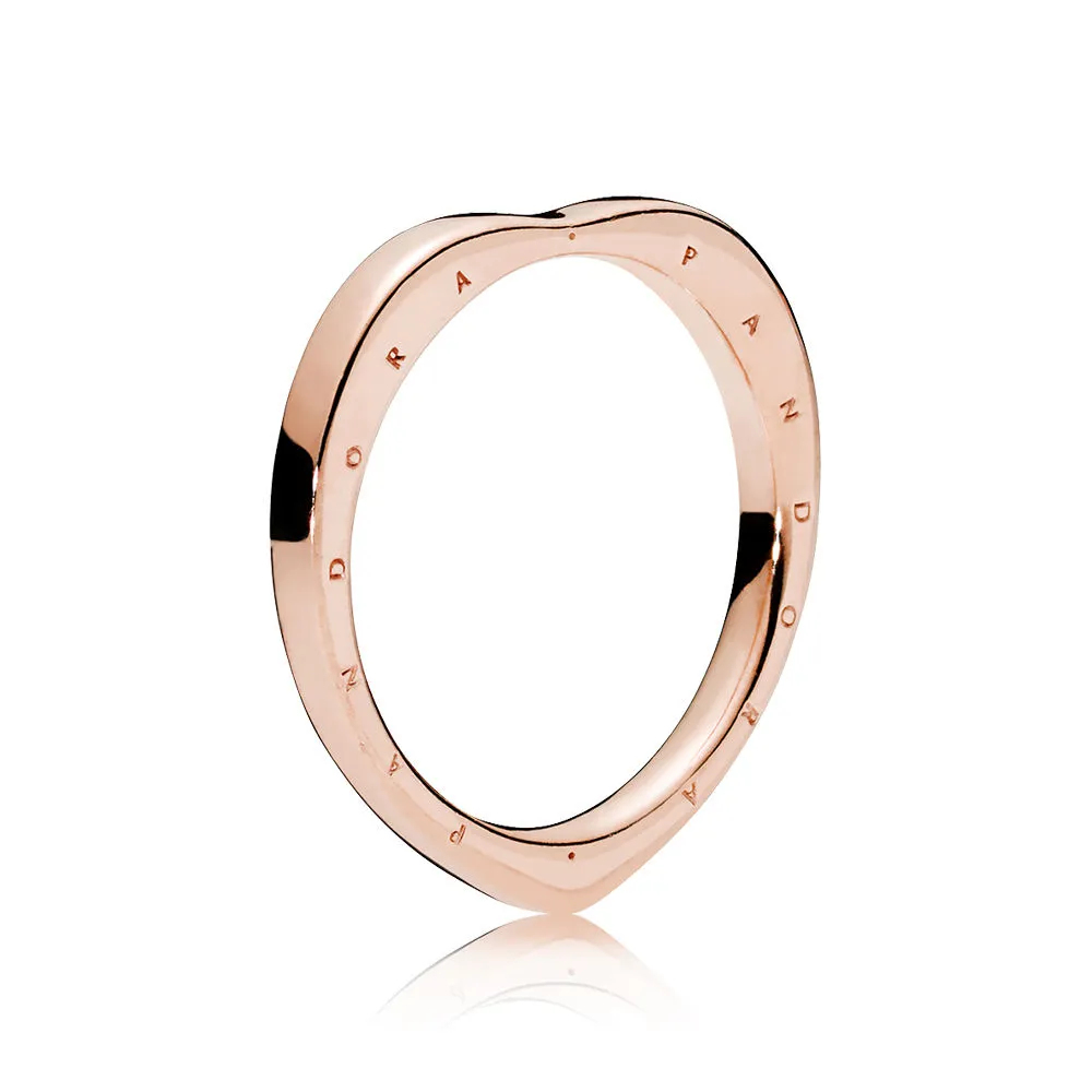 PANDORA Signature Arcs of Love Ring, PANDORA Rose™ - 187379