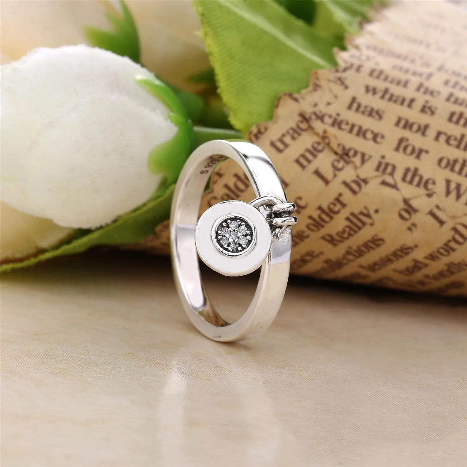 PANDORA Signature Ring, Clear CZ - 197400CZ