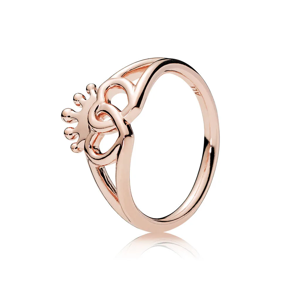 United Regal Hearts Ring, PANDORA Rose™ - 187685