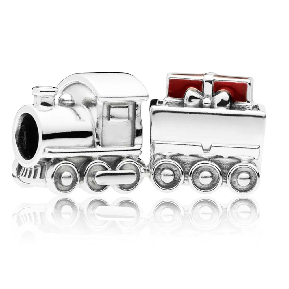 PANDORA Christmas Train Charm, Red Enamel - 797519EN27