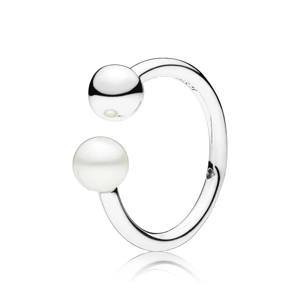 PANDORA Contemporary Pearl Ring, Freshwater Cultured Pearl - 197573P