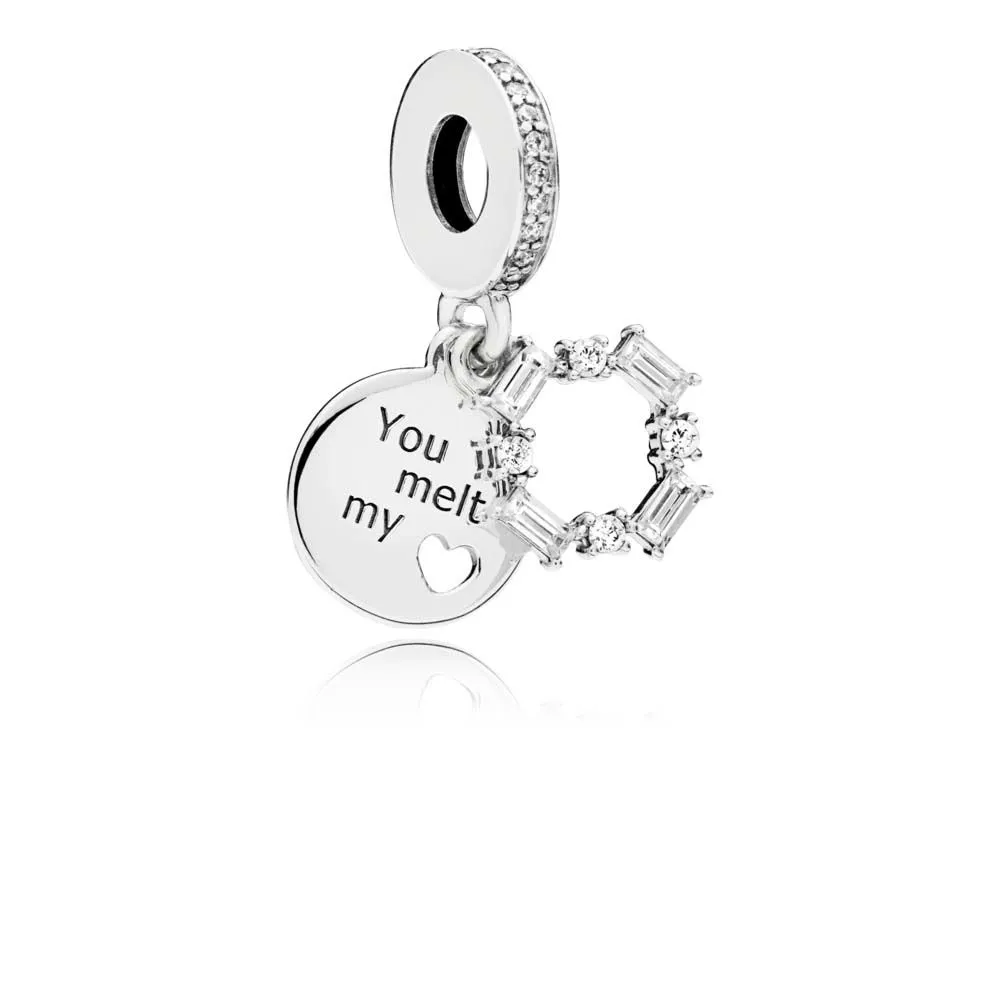 PANDORA Ice Carving Dangle Charm, Clear CZ - 797553CZ