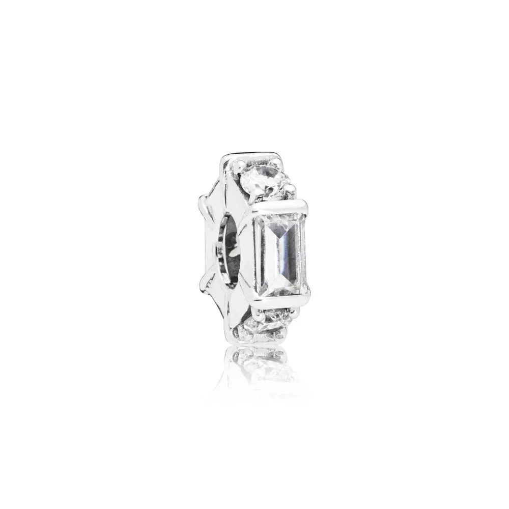 PANDORA Ice Sculpture Spacer, Clear CZ - 797529CZ