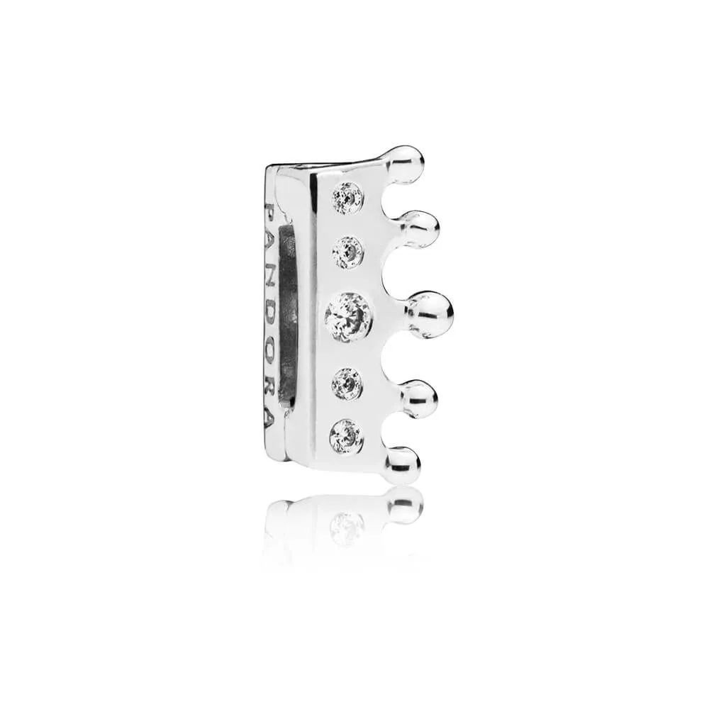 PANDORA Reflexions™ Crown Clip Charm, Clear CZ - 797599CZ