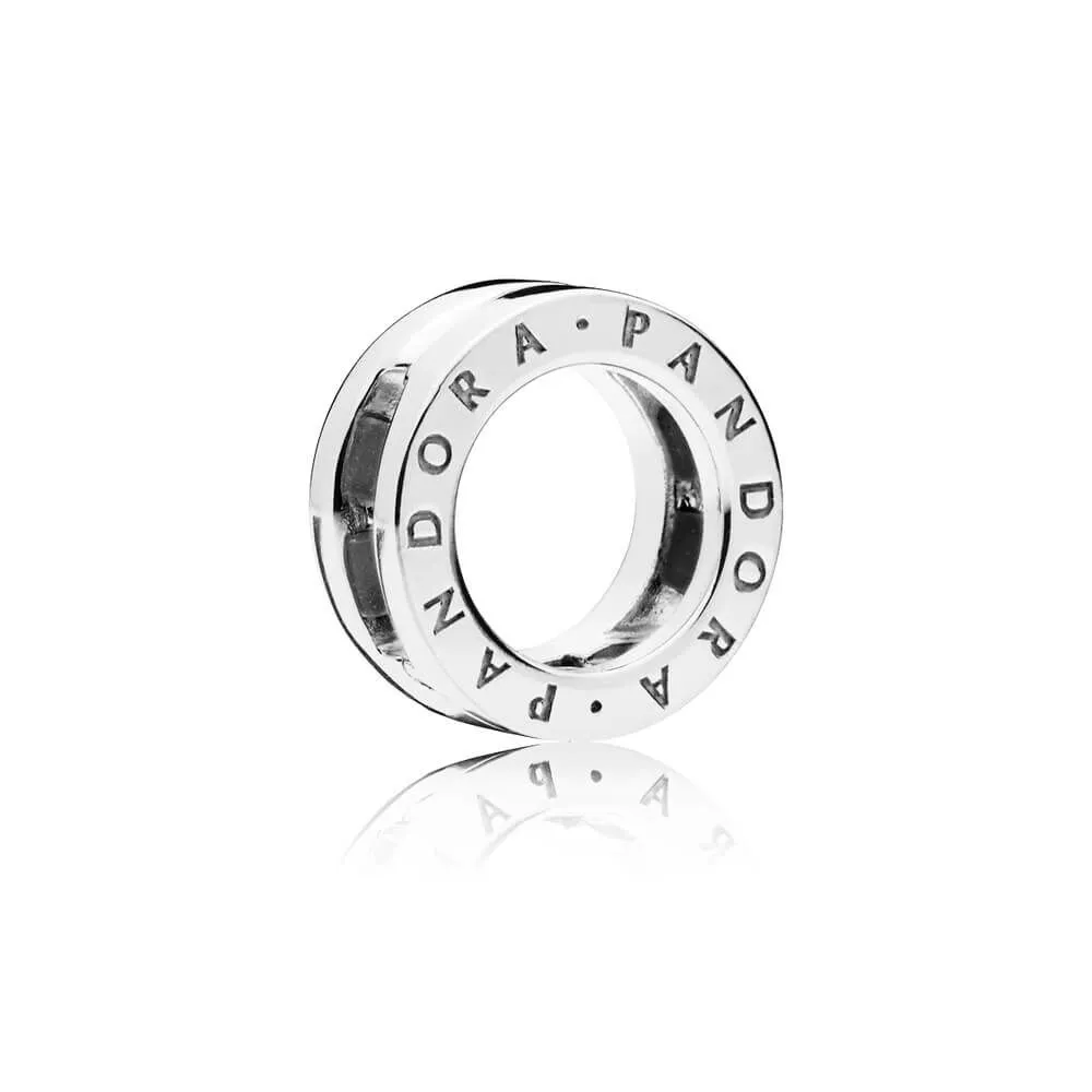 pandora reflexions logo clip charm 797598