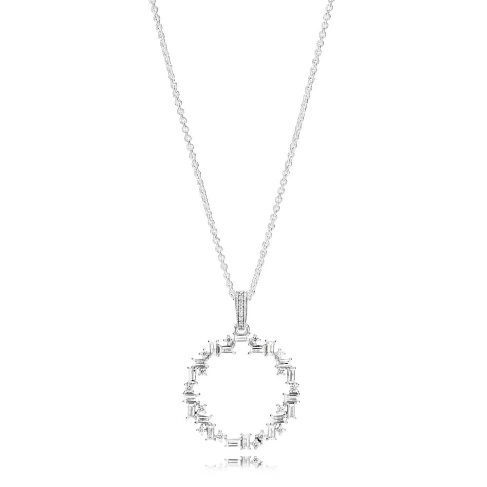 PANDORA Shards of Sparkle Necklace, Clear CZ - 397546CZ-45