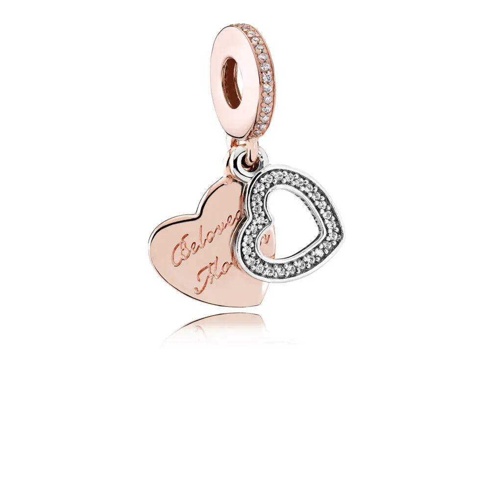 Beloved Mother Charm, PANDORA Rose™ & Clear CZ - 781883CZ