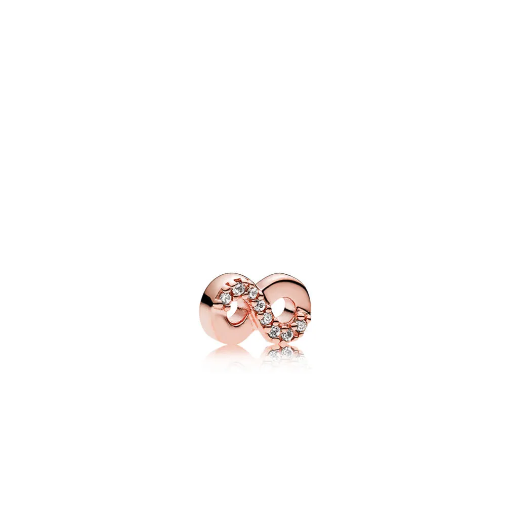 Infinite Love Petite Locket Charm, PANDORA Rose™ & Clear CZ - 782178CZ