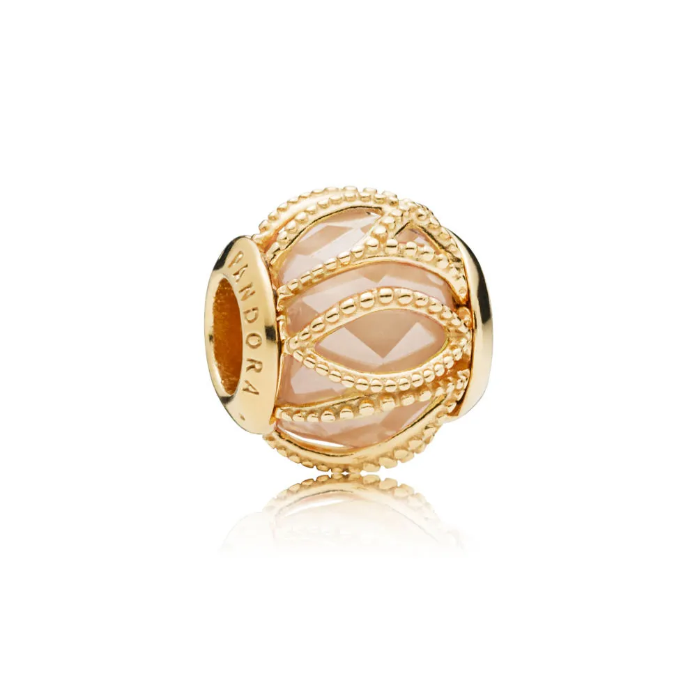 Intertwining Radiance Charm, PANDORA Shine™ & Golden Colored CZ - 761968CCZ