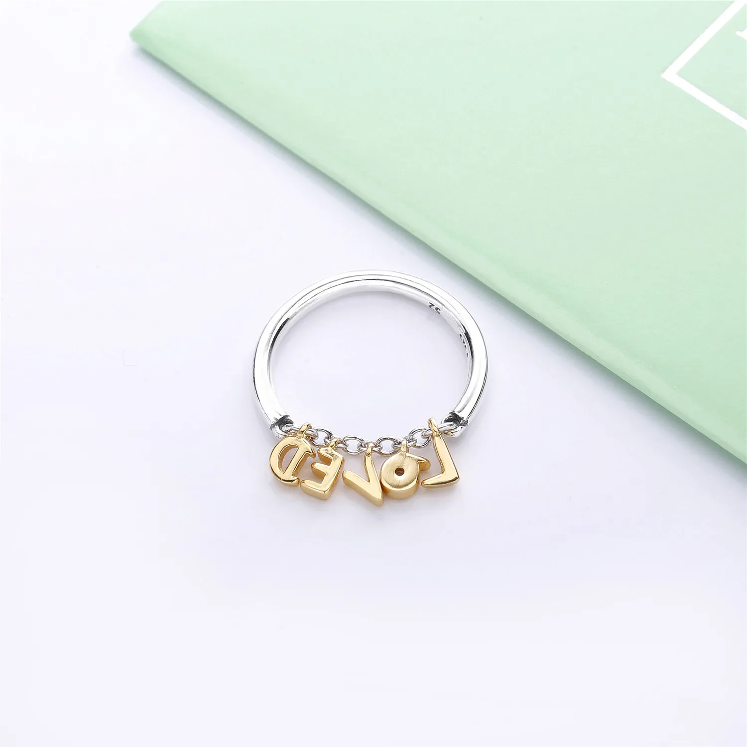 Loved Script Ring, PANDORA Shine™, Clear CZ - 167799CZ