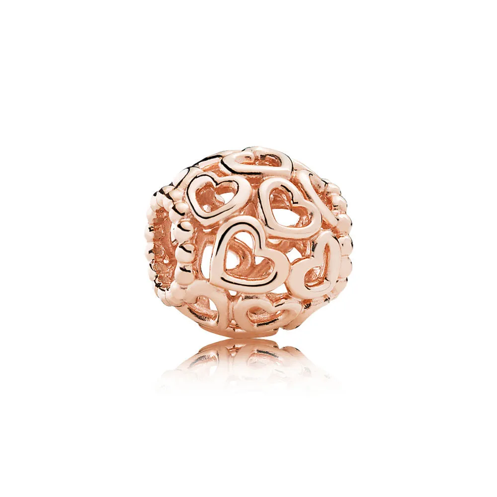 open your heart filigree charm pandora rose 780964