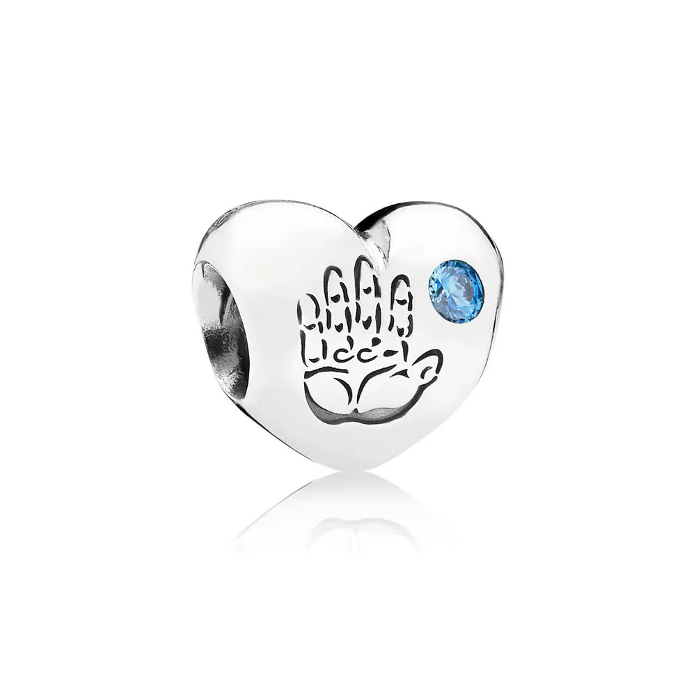 PANDORA Baby Boy Charm, Blue CZ - 791281CZB