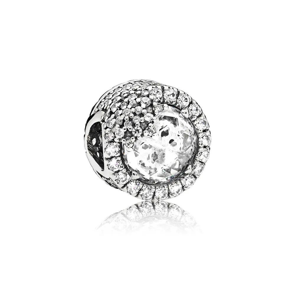 PANDORA Dazzling Snowflake Charm, Clear CZ - 796358CZ