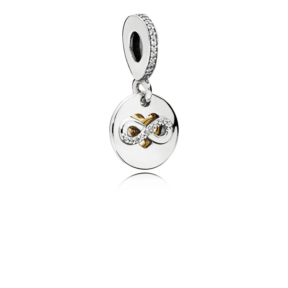 pandora heart of infinity dangle charm clear cz 796200cz