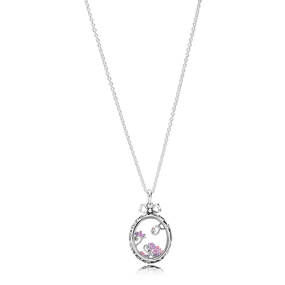 PANDORA Locket of Dazzle Necklace, Multi-Colored CZ - 397716ACZMX