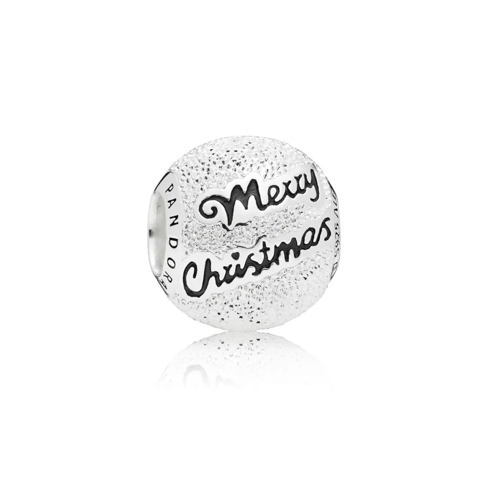 pandora merry christmas charm black enamel 797524en16