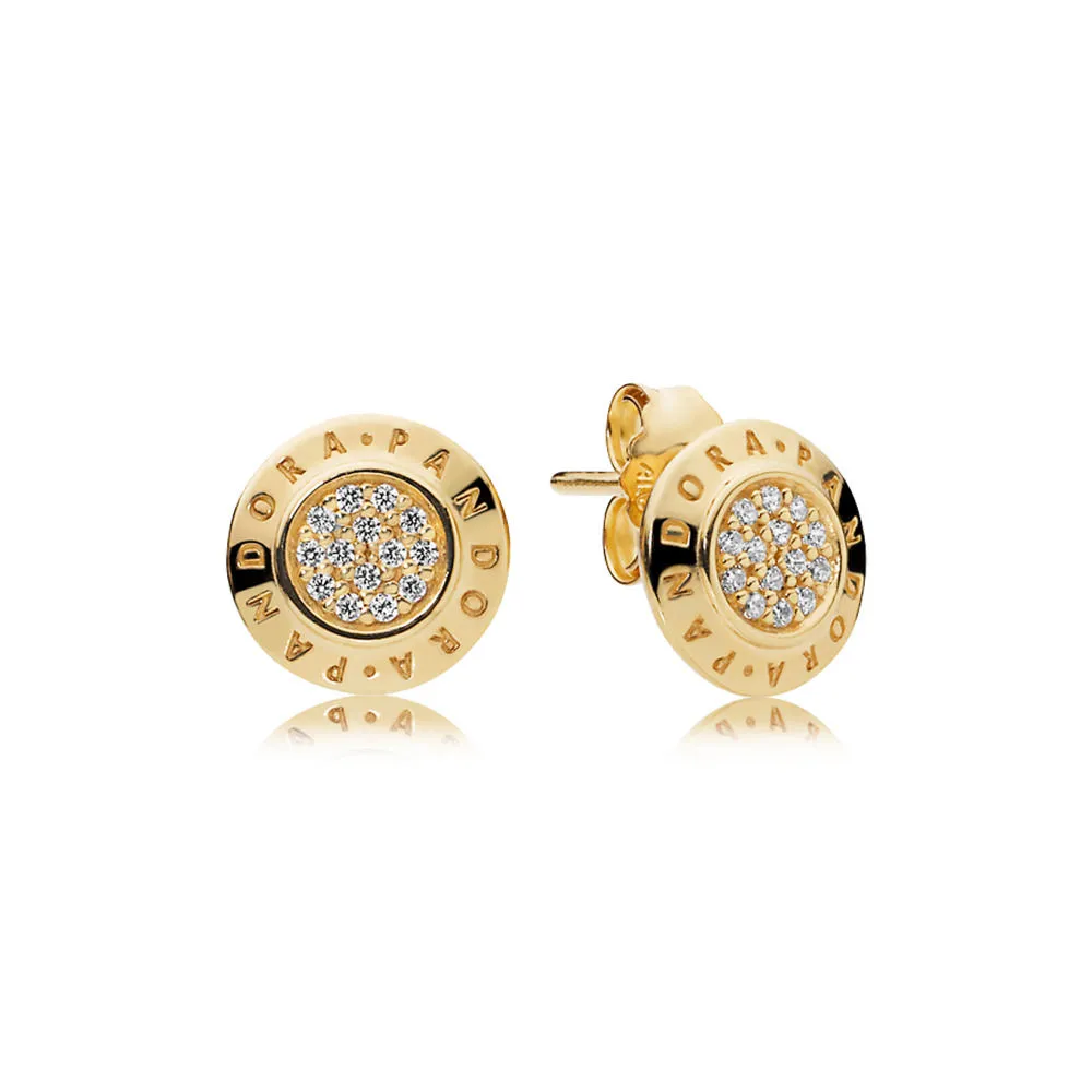 PANDORA Signature Earrings, PANDORA Shine™ & Clear CZ - 260559CZ