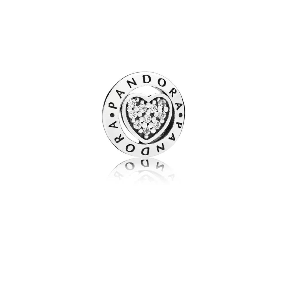 PANDORA Signature Heart Petite Locket Charm - 797048CZ