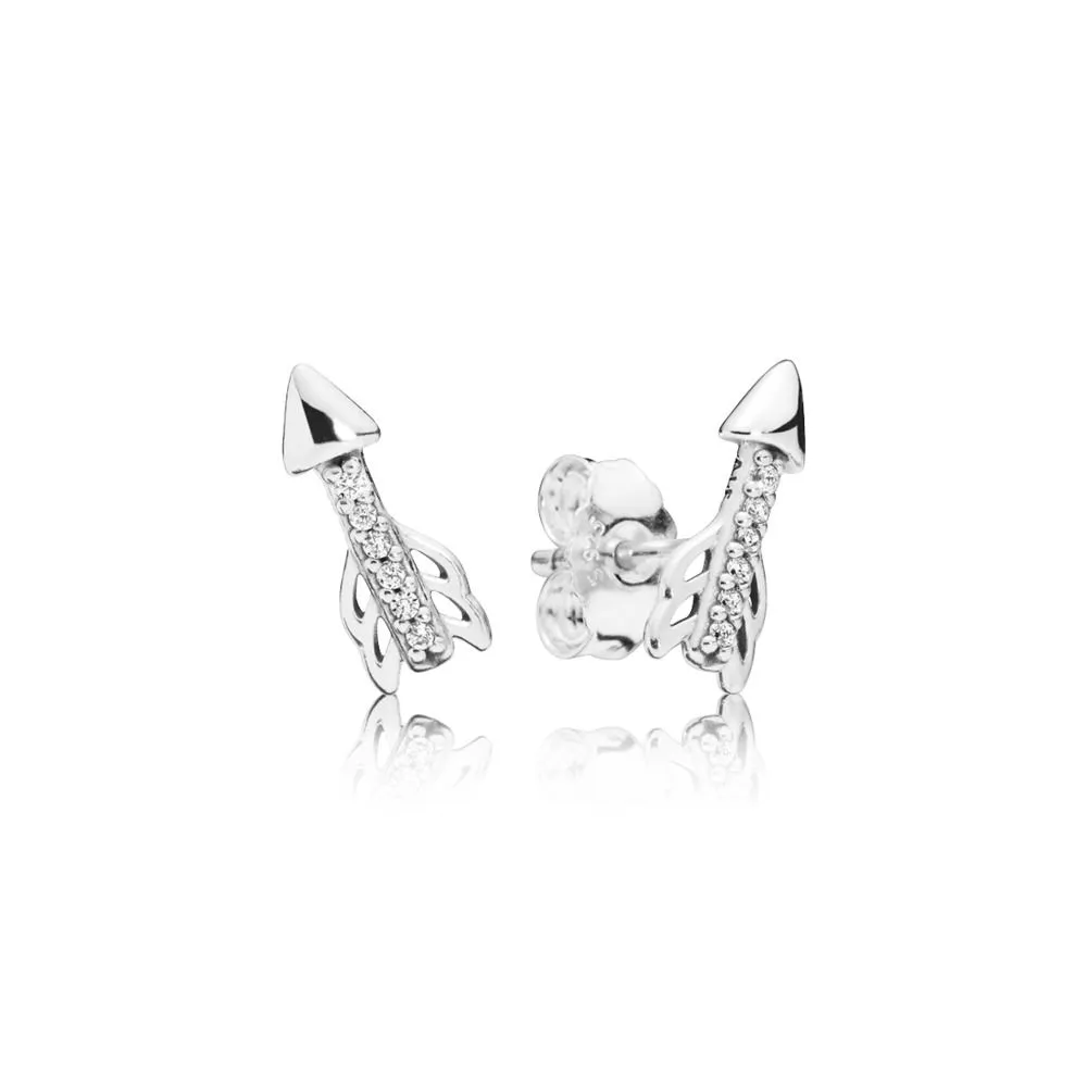 pandora sparkling arrows earrings clear cz 297828cz