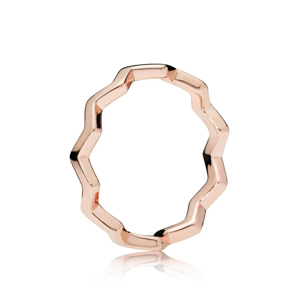 timeless zigzag ring pandora rose™ 187752