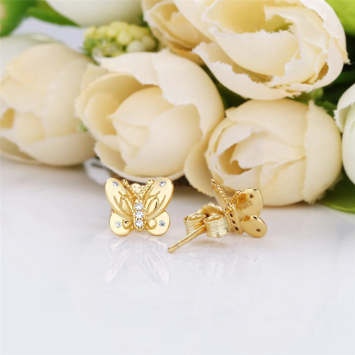 Decorative Butterflies Earrings, Pandora Shine™ - 267921CZ