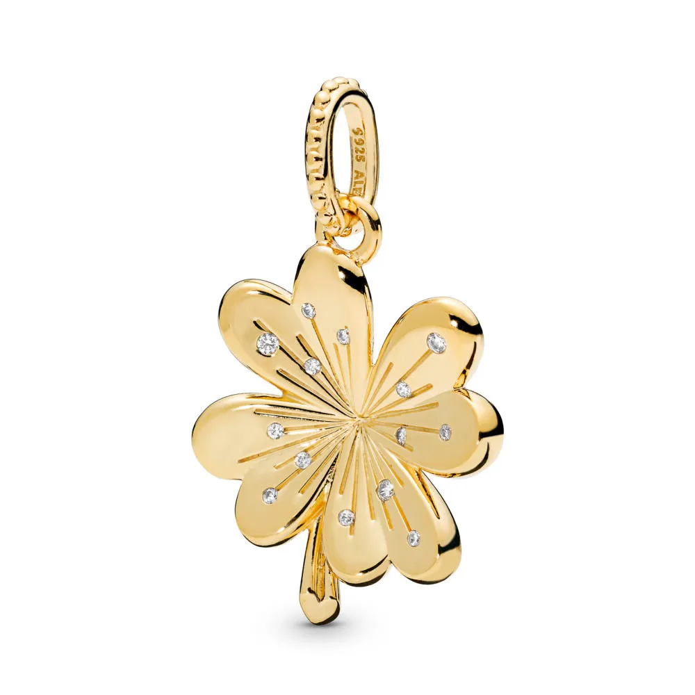 Lucky Four-Leaf Clover Pendant, Pandora Shine™ - 367935CZ