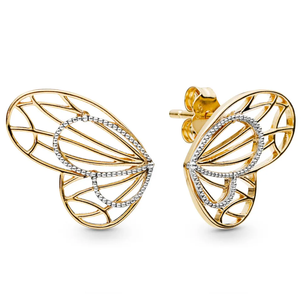 Openwork Butterflies Earrings, Pandora Shine™ - 267955