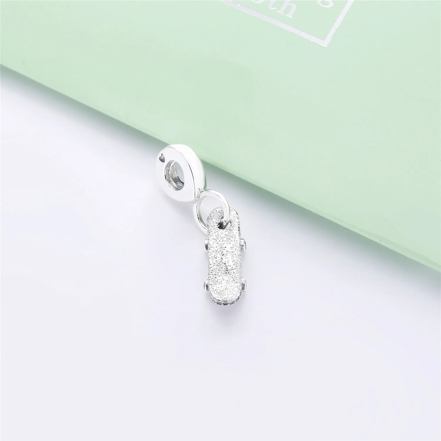 PANDORA Be Free Skateboard Dangle Charm, Clear CZ - 797206CZ