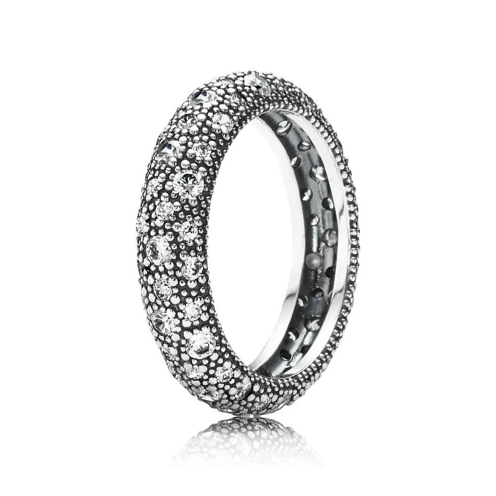 PANDORA Cosmic Stars Ring, Clear CZ - 190915CZ