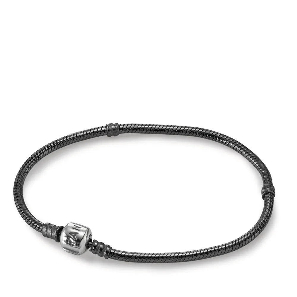 PANDORA Oxidized Silver Charm Bracelet - 590702OX