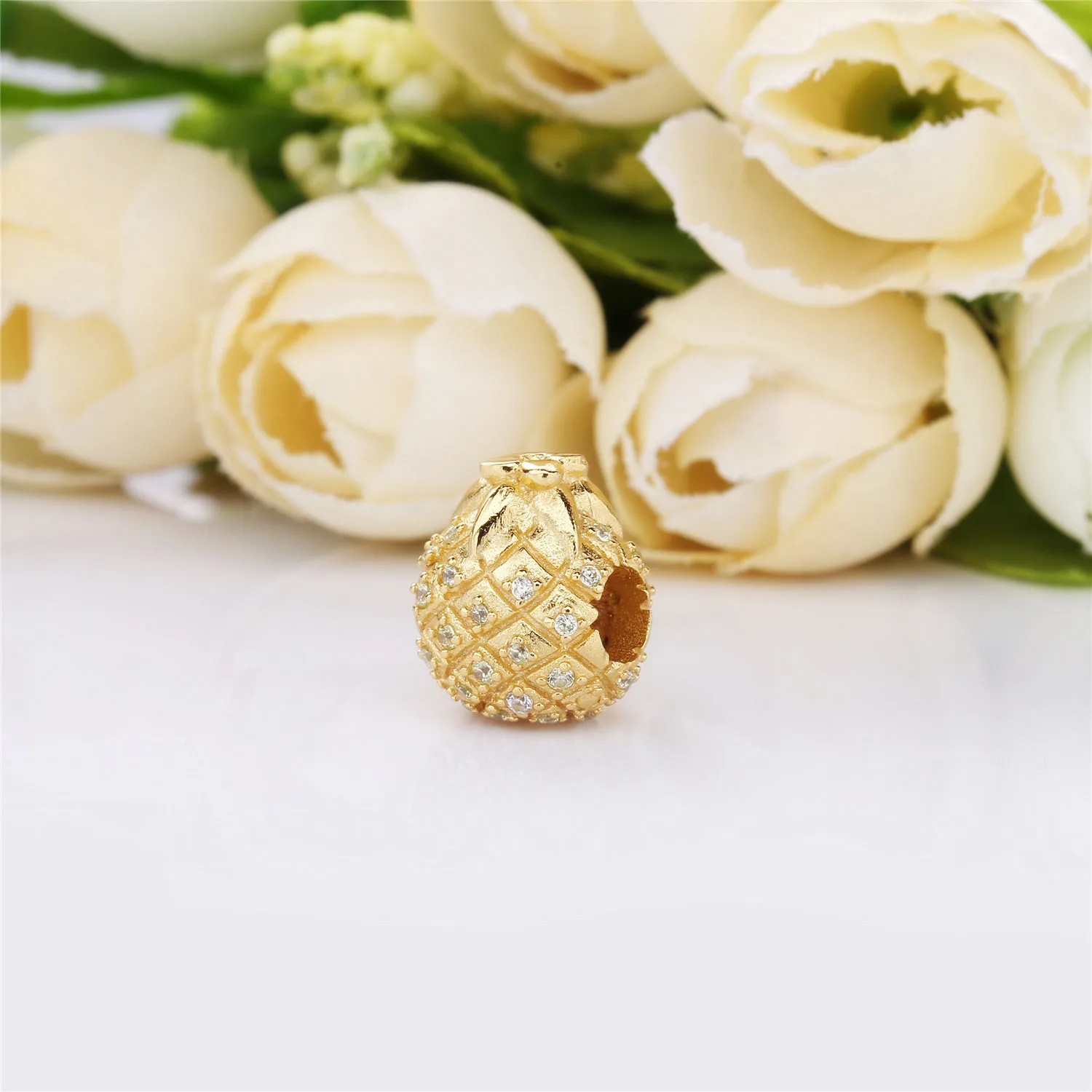 Golden Pineapple Charm, Pandora Shine™ - 767904CCZ