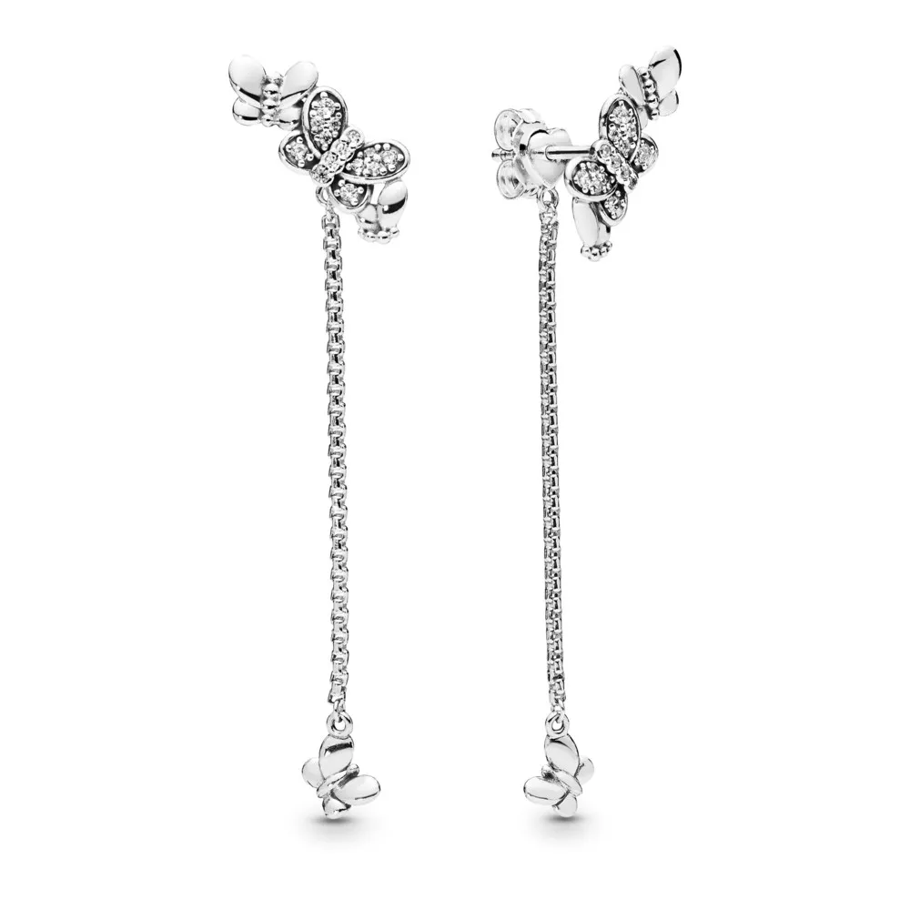 PANDORA Bedazzling Butterflies Stud Earrings - 297964CZ