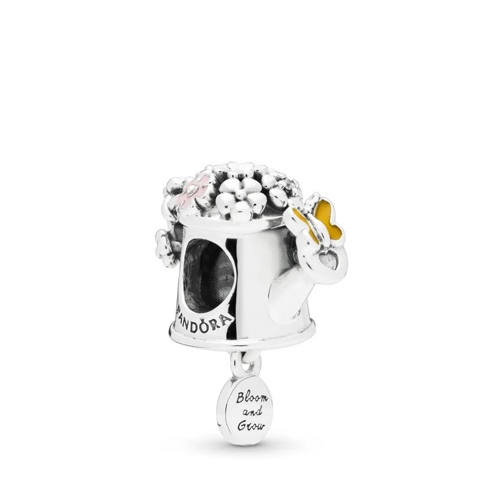 pandora blooming watering can charm 797873enmx