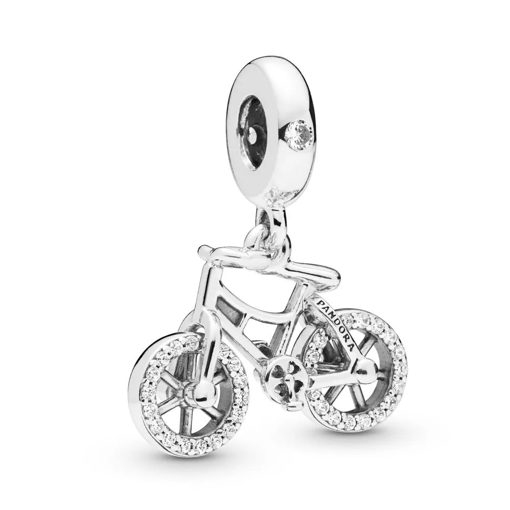 PANDORA Brilliant Bicycle Dangle Charm - 797858CZ