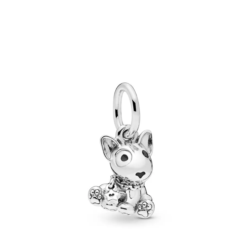 pandora bull terrier puppy dangle charm 798010en16