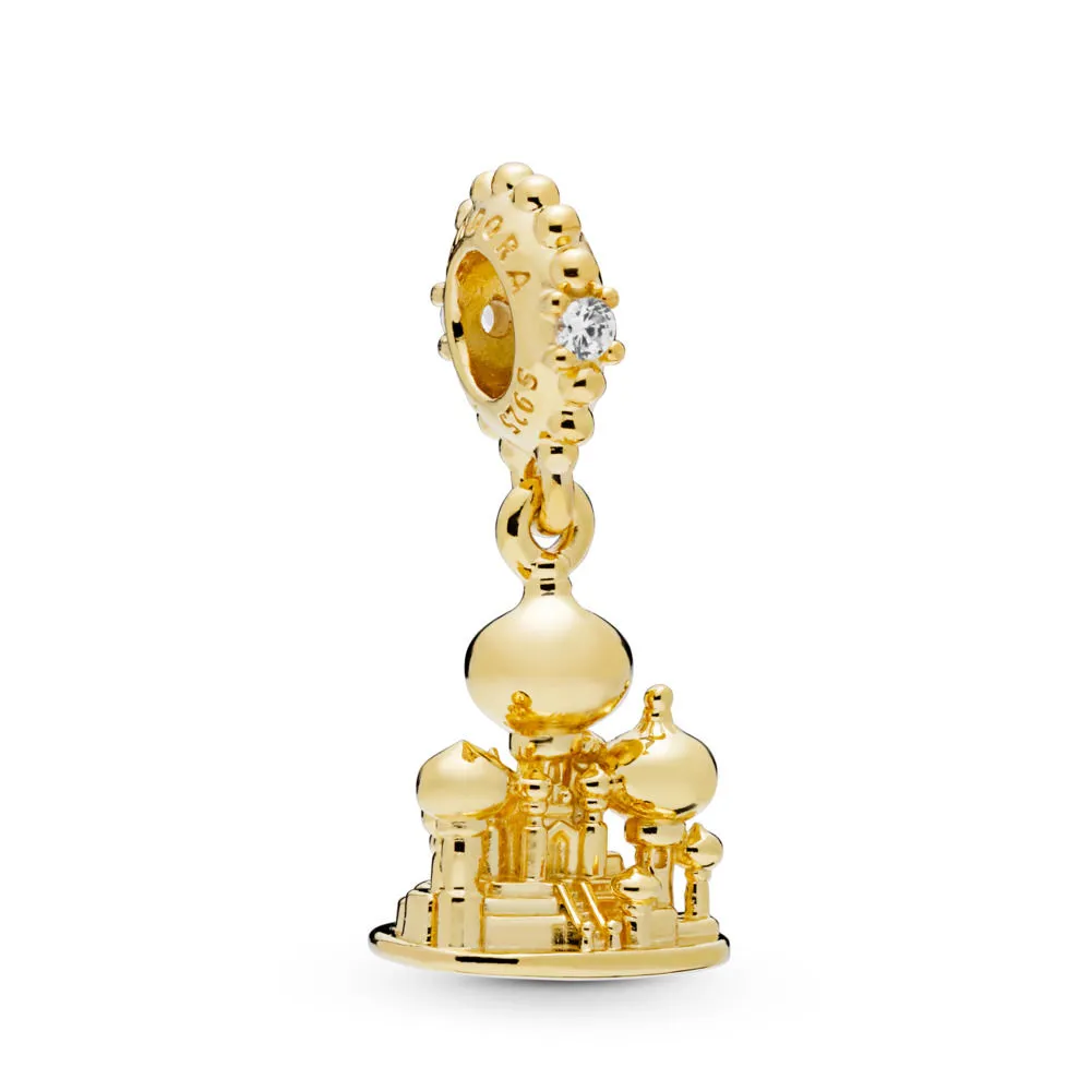 PANDORA Disney, Agrabah Castle Dangle Charm - 768040CZ