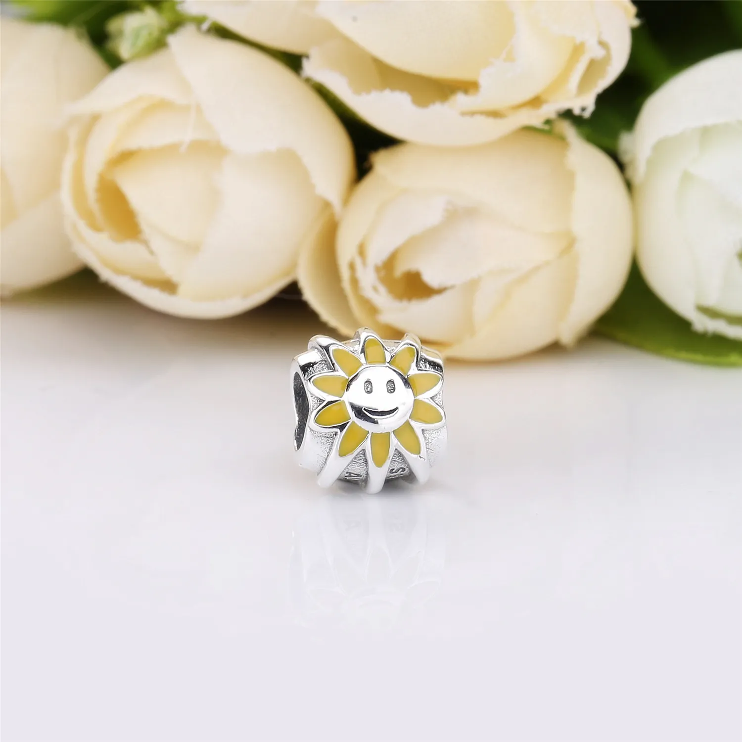 PANDORA Enamel Sun Charm - 790532EN20