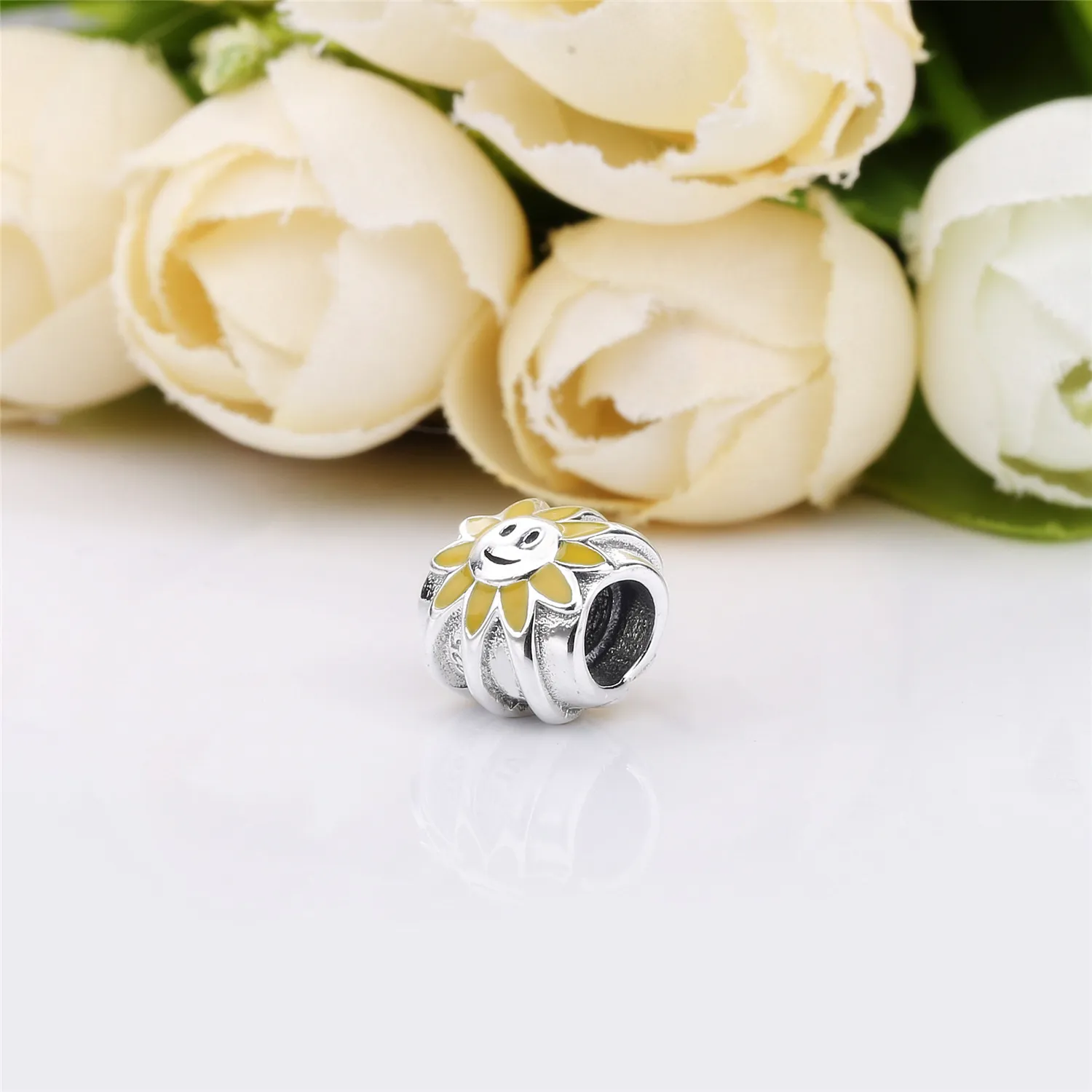 PANDORA Enamel Sun Charm - 790532EN20