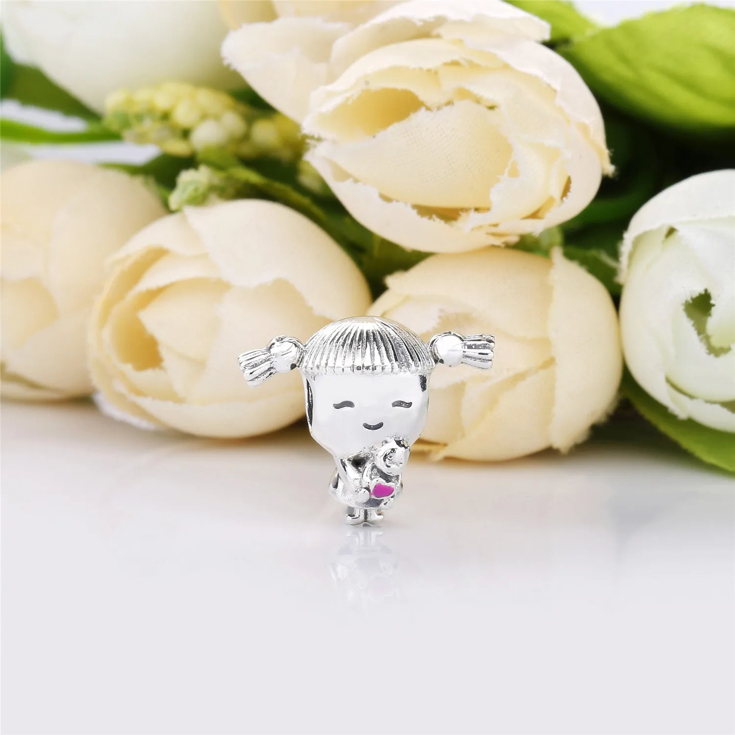 PANDORA Girl with Pigtails Charm - 798016EN160