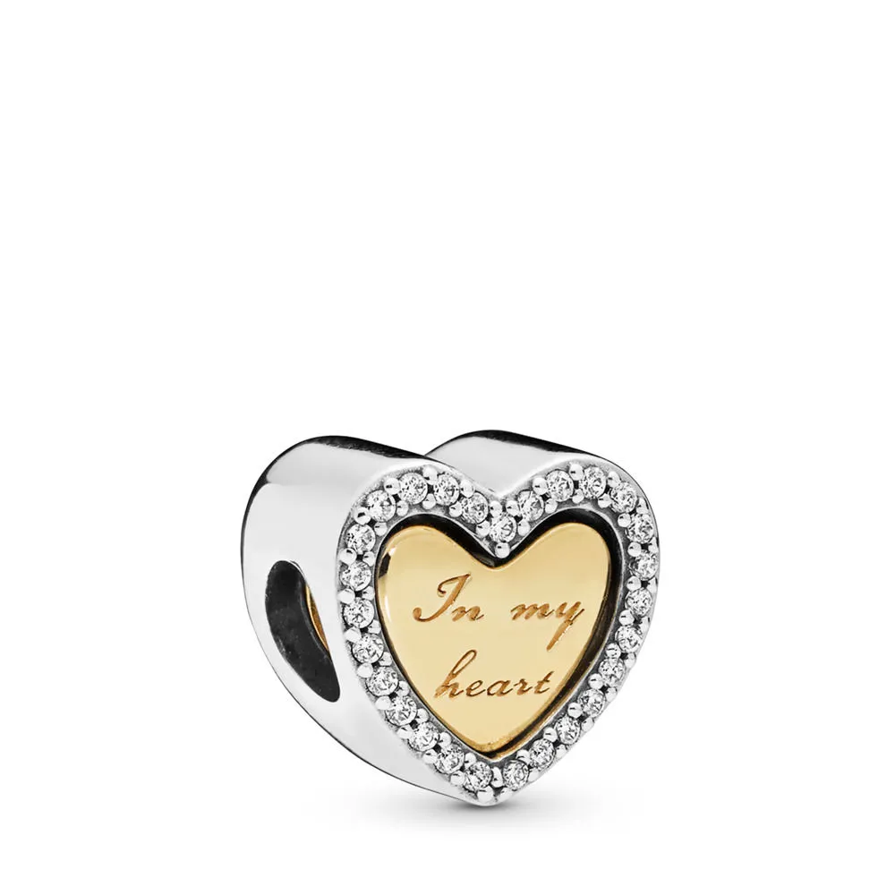 PANDORA In My Heart Charm - 767606CZ