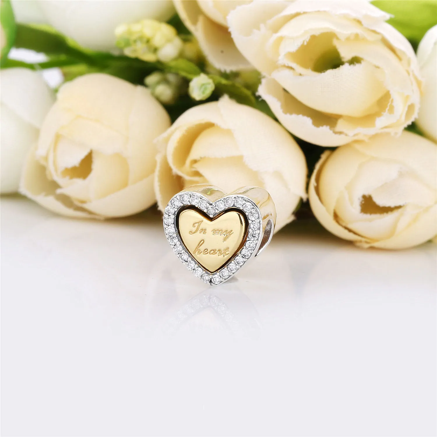 PANDORA In My Heart Charm - 767606CZ