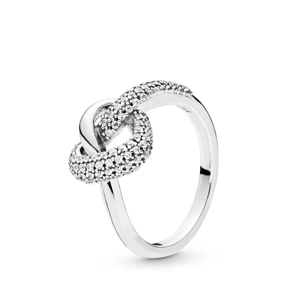 PANDORA Knotted Heart Ring - 198086CZ