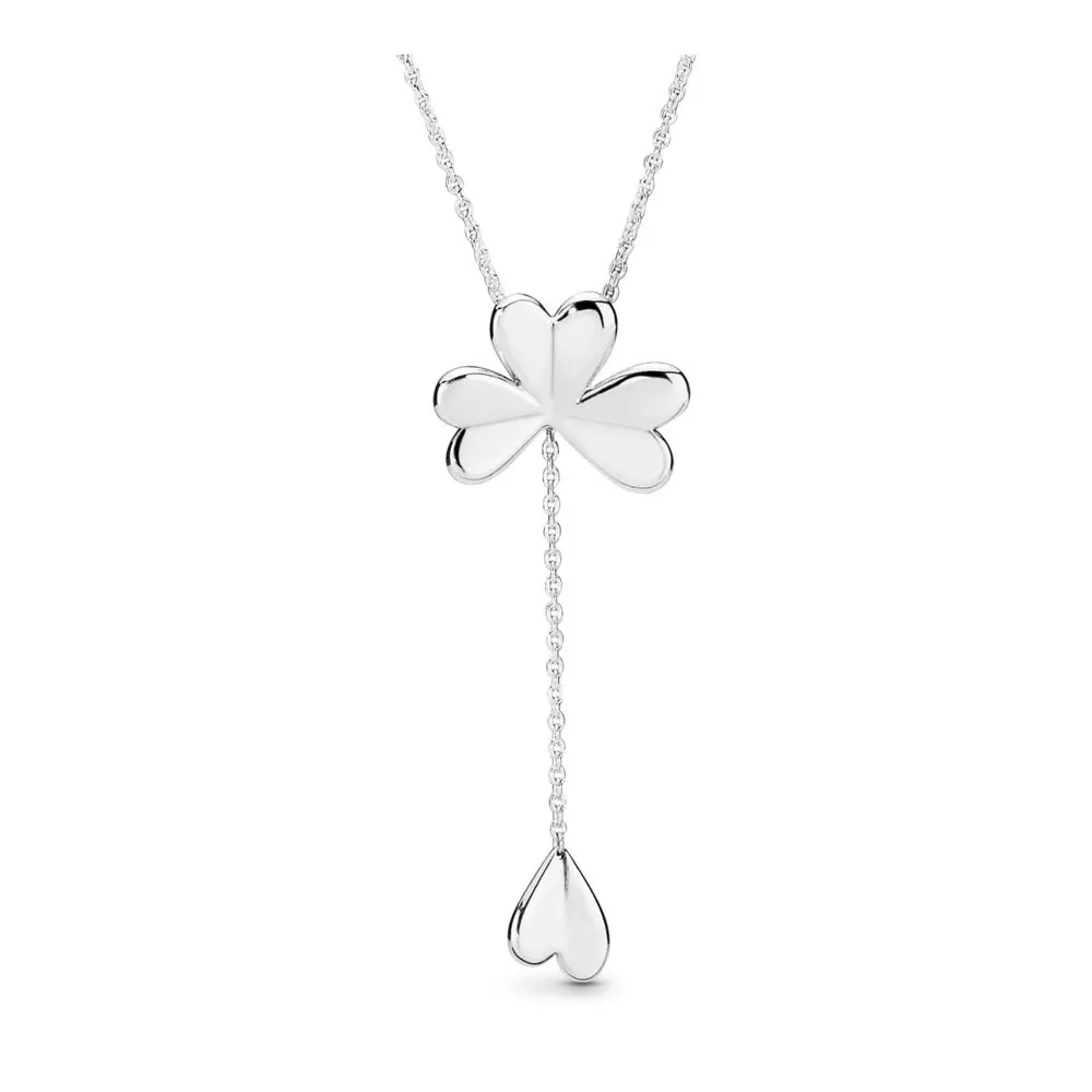 pandora lucky fourleaf clover necklace 397925