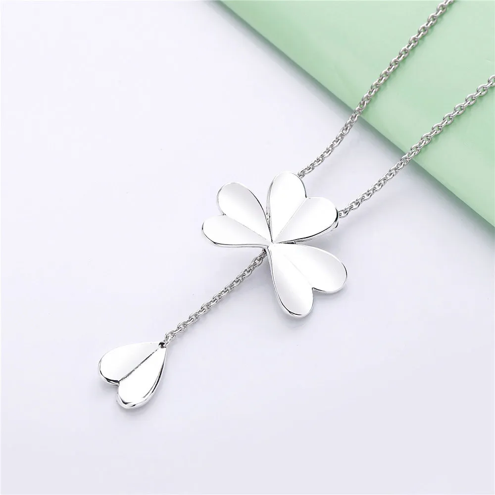 PANDORA Lucky Four-Leaf Clover Necklace - 397925