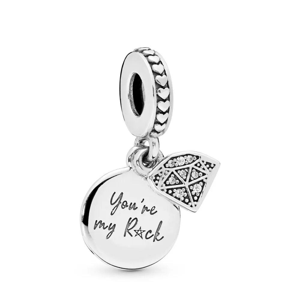 PANDORA My Rock Dangle Charm - 798102CZ