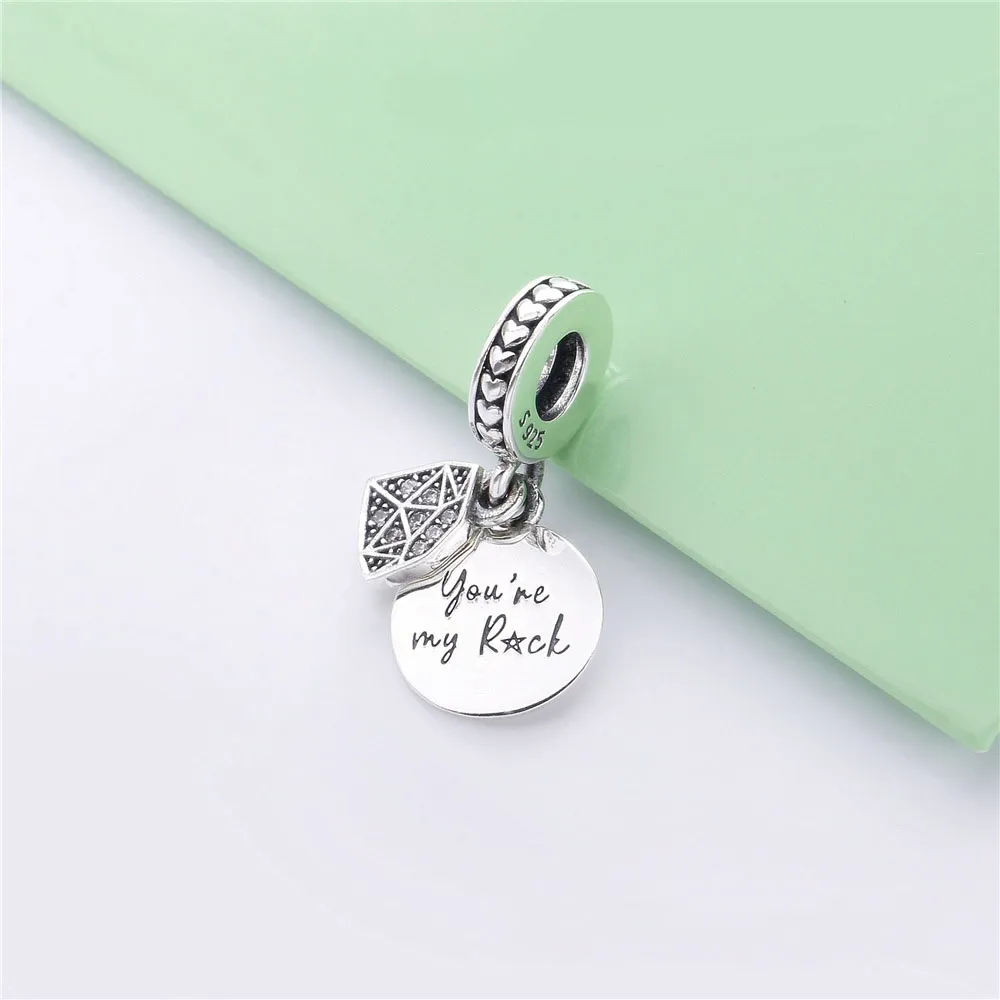 PANDORA My Rock Dangle Charm - 798102CZ