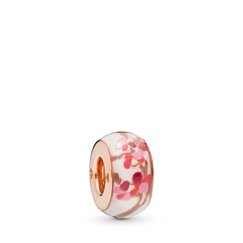 pandora peach blossom flower spacer 788111enmx